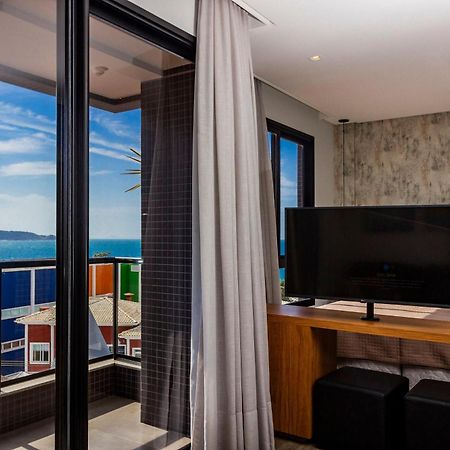 Aion Suites 303 - Lindo Apartamento Com Vista Para O Mar, A 60M Da Praia De Bombinhas, Com Piscina E Academia No Rooftop. المظهر الخارجي الصورة