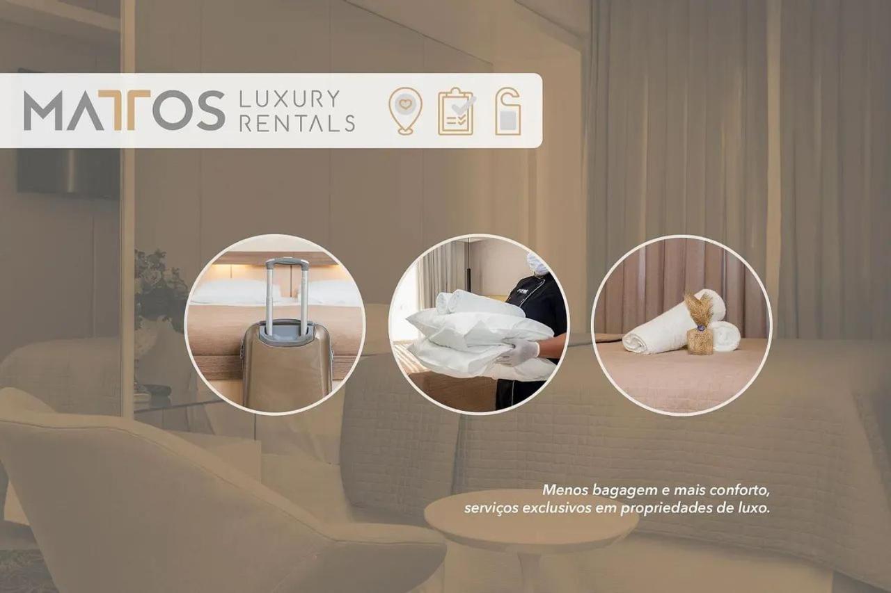 Aion Suites 303 - Lindo Apartamento Com Vista Para O Mar, A 60M Da Praia De Bombinhas, Com Piscina E Academia No Rooftop. المظهر الخارجي الصورة