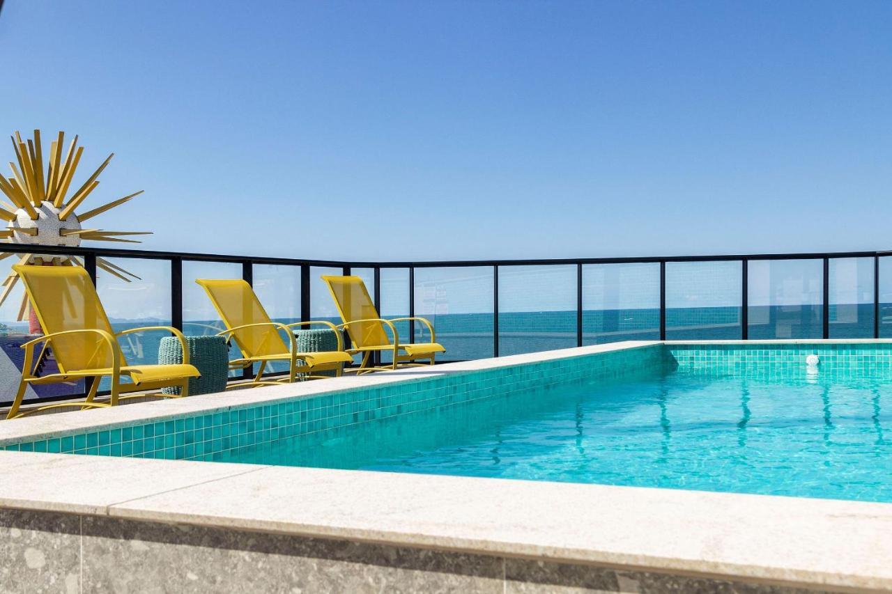 Aion Suites 303 - Lindo Apartamento Com Vista Para O Mar, A 60M Da Praia De Bombinhas, Com Piscina E Academia No Rooftop. المظهر الخارجي الصورة